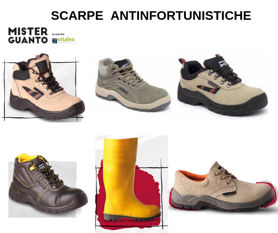 scarpe antinfortunistiche tipologie